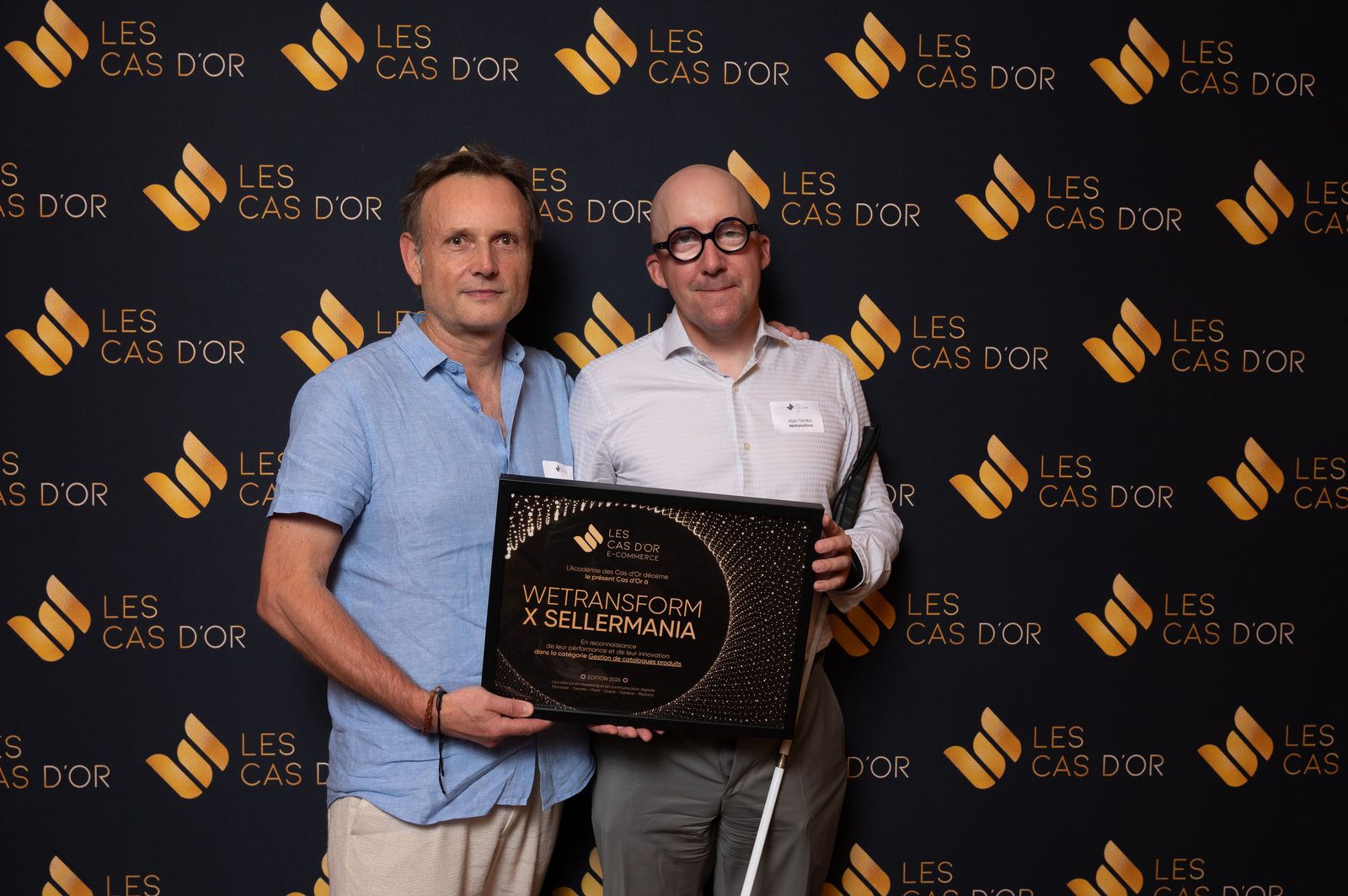 WeTransform and Sellermania team at the Cas d'Or du Digital 2026 award ceremony